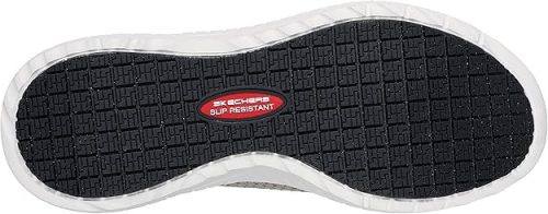 Skechers Squad Chaos SR fűző és védelem nélküli munkacipő OB SR, szürke