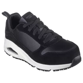   UNO SR - ELAINY Skechers munkavédelmi cipő S3L FO SR ESD, fekete