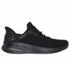 Skechers Slip-ins Work Squad Chaos SR női védelem nélküli munkacipő, fekete
