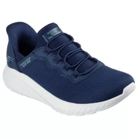   Skechers Slip-ins Work Squad Chaos SR női védelem nélküli munkacipő, tengerészkék