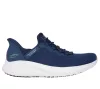 Skechers Slip-ins Work Squad Chaos SR női védelem nélküli munkacipő, tengerészkék