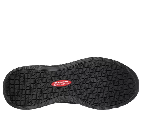 Skechers Slip-ins Work Squad Chaos SR női védelem nélküli munkacipő, tengerészkék