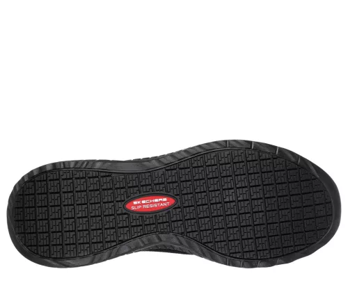 Skechers Slip-ins Work Squad Chaos SR női védelem nélküli munkacipő, tengerészkék