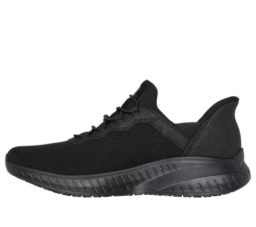 Skechers Slip-ins Work Squad Chaos SR női védelem nélküli munkacipő, tengerészkék