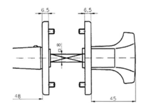 Gomb-gomb garnitúra festett fekete