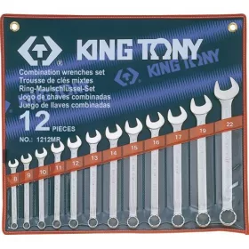   KingTony 12 részes csillag-villáskulcs készlet 8-22mm (8 / 9 / 10 / 11 / 12 / 13 / 14 / 15 / 16 / 17 / 19 / 22 mm) 1212MR