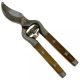 MUTA metszőolló, 18 cm, fa nyéllel