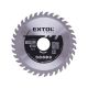 EXTOL CRAFT körfűrészlap, keményfémlapkás, 115×22,2mm (tengely átm), T36; 2,2 mm lapkaszélesség, max. 11.000 ford/perc