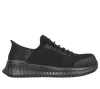 TILIDO - FLETCHIT Skechers munkavédelmi cipő S1 PL SR ESD, fekete