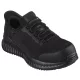 TILIDO - FLETCHIT Skechers munkavédelmi cipő S1 PL SR ESD, fekete