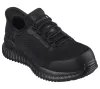 TILIDO - FLETCHIT Skechers munkavédelmi cipő S1 PL SR ESD, fekete