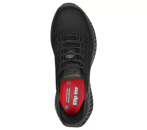 TILIDO - FLETCHIT Skechers munkavédelmi cipő S1 PL SR ESD, fekete