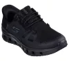Skechers Work Glide Step Pro SR Safety Slip-Ins védelem nélküli férfi munkacipő, fekete