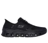 Skechers Work Glide Step Pro SR Safety Slip-Ins védelem nélküli férfi munkacipő, fekete