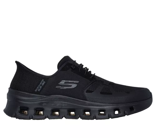 Skechers Work Glide Step Pro SR Safety Slip-Ins védelem nélküli férfi munkacipő, fekete