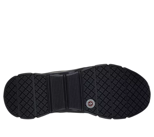 Skechers Work Glide Step Pro SR Safety Slip-Ins védelem nélküli férfi munkacipő, fekete