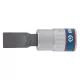 KingTony lapos bitfej/rátűzőkulcs 1/4"  4,0x0,8x37mm   203204