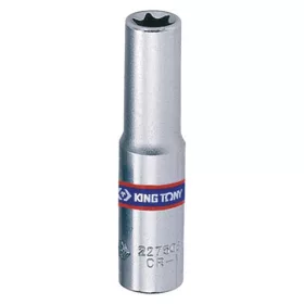 KingTony torx hosszú dugókulcs 1/4" 4mm   227504M