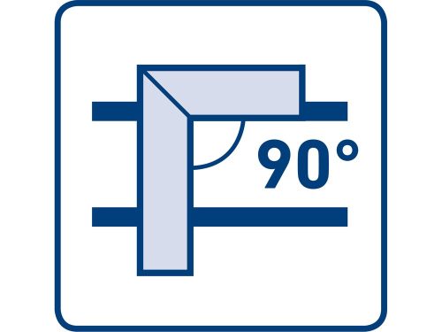 EXTOL CRAFT asztalos derékszög, alumínium ; 300mm