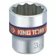 KingTony kézi dugókulcs fej 3/8"  1/4" 12* 333008S