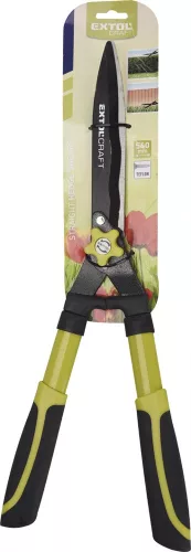 EXTOL CRAFT sövényvágó olló; egyenes, 540 mm, festett acél penge, műanyag borítású nyél