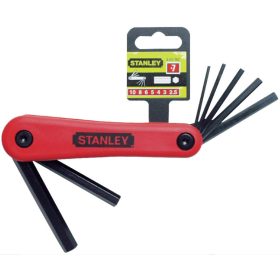 Stanley imbuszkulcs készlet 7 részes 2,5-10mm