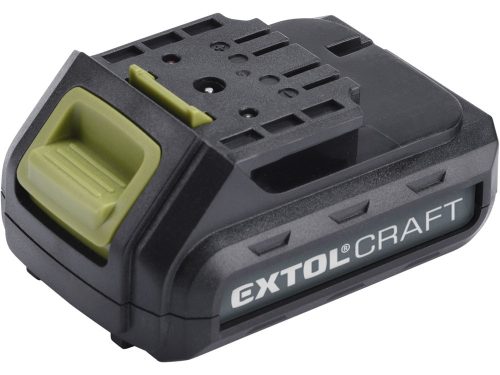 EXTOL CRAFT tartalék akku RÉGEBBI TÍPUSÚ 12V Li-ion, 402400 töltőhöz, 2 SARU+1 TÜSKE; 1300mAh, töltési idő: 4,5 óra