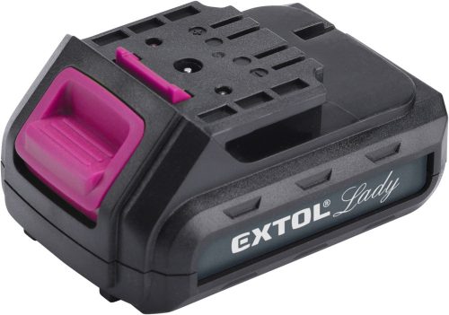 EXTOL CRAFT tartalék akku RÉGEBBI TÍPUSÚ 12V Li-ion, 402401 géphez és 402400A töltőhöz, 2 SARU+1 TÜSKE; 1300mAh, töltési idő: 4,5óra