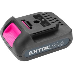  EXTOL LADY tartalék akku 12V Li-ion, 402403 géphez; 2000mAh, Extol Lady