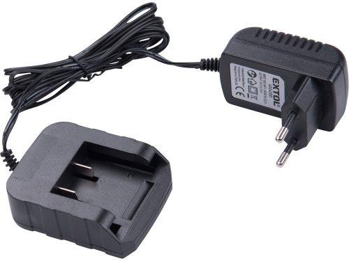 EXTOL CRAFT akkutöltő ÚJABB TÍPUSÚ 402420 Li-ion akkuhoz, 3 SARU; 16V, töltési idő: 5,5 óra