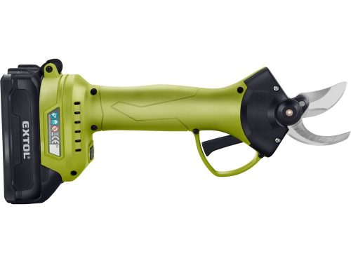 EXTOL CRAFT akkus metszőolló, Extol Craft, 20V, kefementes motor, 1db 2000 mAh Li-ion akku + 1 db töltő