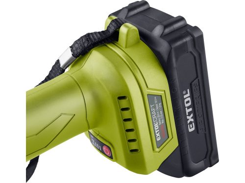EXTOL CRAFT akkus metszőolló, Extol Craft, 20V, kefementes motor, 1db 2000 mAh Li-ion akku + 1 db töltő