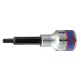 KingTony torx bitfej/rátűzőkulcs furatos1/2",T45,L=80mm 403745