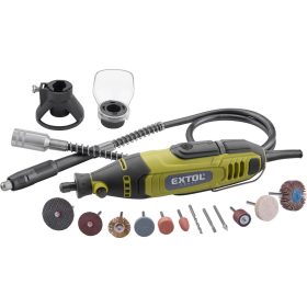 EXTOL CRAFT mini köszörű és fúrógép klt., 135W