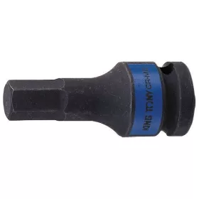   KingTony gépi hex/hatszög bitfej/rátűzőkulcs 1/2" H17,L=60mm   405517M