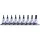 KingTony 9 részes 1/2"-os torx bitfej/rátűzőkulcs készlet sínen hossz 60 mm, TX20–TX60 4109PR10