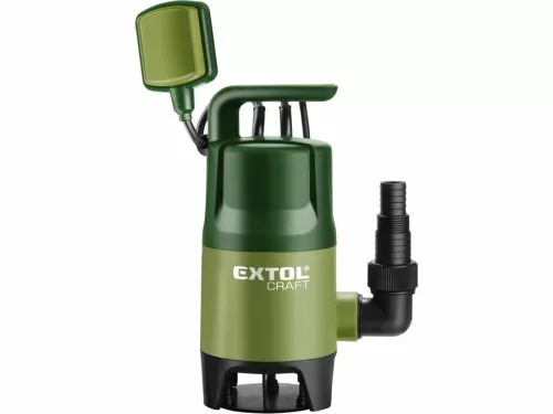 EXTOL CRAFT    szennyvíz búvárszivattyú, 400W, úszókapcsolóval, Extol Craft, szállító teljesítmény: 7,5 m3/h, max. száll. 5 m