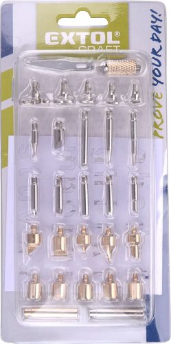 EXTOL CRAFT forrasztócsúcs klt.; 29 db, 8894512 forrasztó pákához
