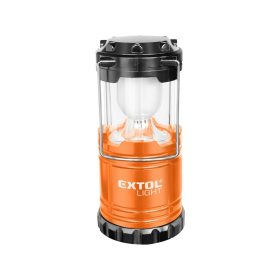   EXTOL LIGHT LED teleszkópos lámpa,  50 Lumen, 8 × LED,  ABS műanyag, elem nélkül