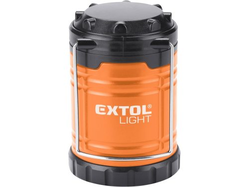 EXTOL LIGHT LED teleszkópos lámpa,  50 Lumen, 8 × LED,  ABS műanyag, elem nélkül