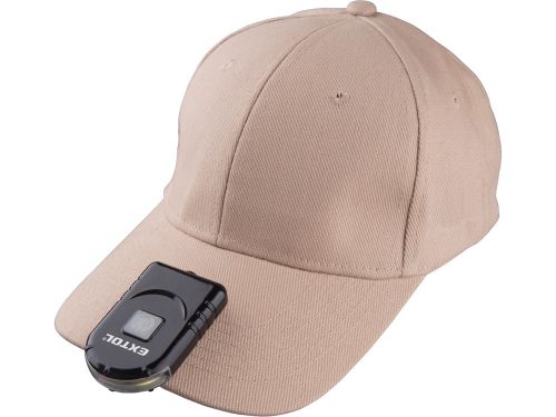 EXTOL LIGHT LED lámpa siltes (sildes/simléderes) sapkához, csiptetővel, 160 Lumen; tölthető Li-ion akku, 3 funkció