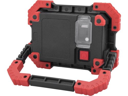 EXTOL LIGHT  hordozható LED lámpa (reflektor), 10W; 1000 Lm, IP54, Li-ion akkus, 4400 mAh, USB tölthető, Power Bank funkcióva 0,36 kg