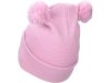 EXTOL LIGHT sapka, gyerek, rózsaszín, kötött, kivehető LED homloklámpával, 4×25 Lumen; USB tölthető Li-ion, 3funkció (100%-75%-50%)