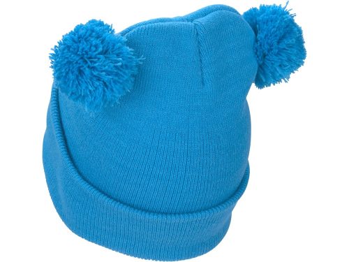 EXTOL LIGHT sapka, gyerek, kék, kötött, kivehető LED homloklámpával, 4×25 Lumen; USB tölthető Li-ion, 3funkció (100%-75%-50%)