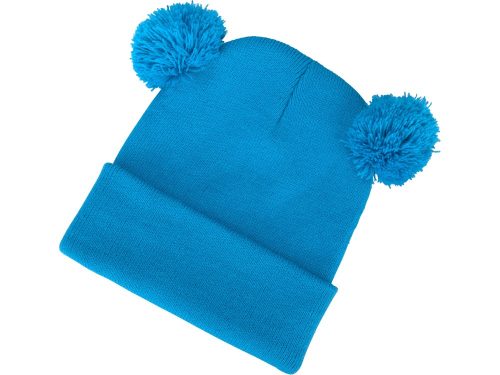 EXTOL LIGHT sapka, gyerek, kék, kötött, kivehető LED homloklámpával, 4×25 Lumen; USB tölthető Li-ion, 3funkció (100%-75%-50%)