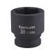 FORTUM  gépi (impakt) dugófej 3/4", 38mm, L 57 mm, feketített, FORTUM