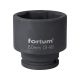 FORTUM  gépi (impakt) dugófej 3/4", 60mm, L 70 mm, feketített, FORTUM