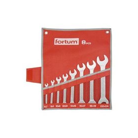   FORTUM villáskulcs klt. 8db 6-24mm, 6×7, 8×9, 10×11, 12×13, 14×15, 16×17, 18×19, 22×24mm