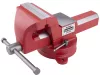 FORTUM  satu forgatható;100 mm, 8 kg, max.befogás: 110 mm, max. összeszorító erő: 13 kN, pofák keménysége: HRC 50-54