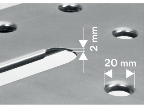 FORTUM hordozható hegesztő pad, állítható, összecsukható; magasság: 705 - 930 mm